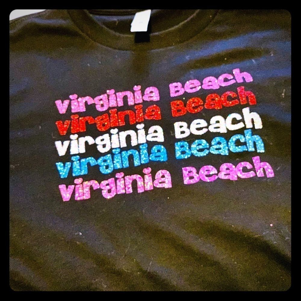 Custom made Virginia Beach t shirt. Made to order